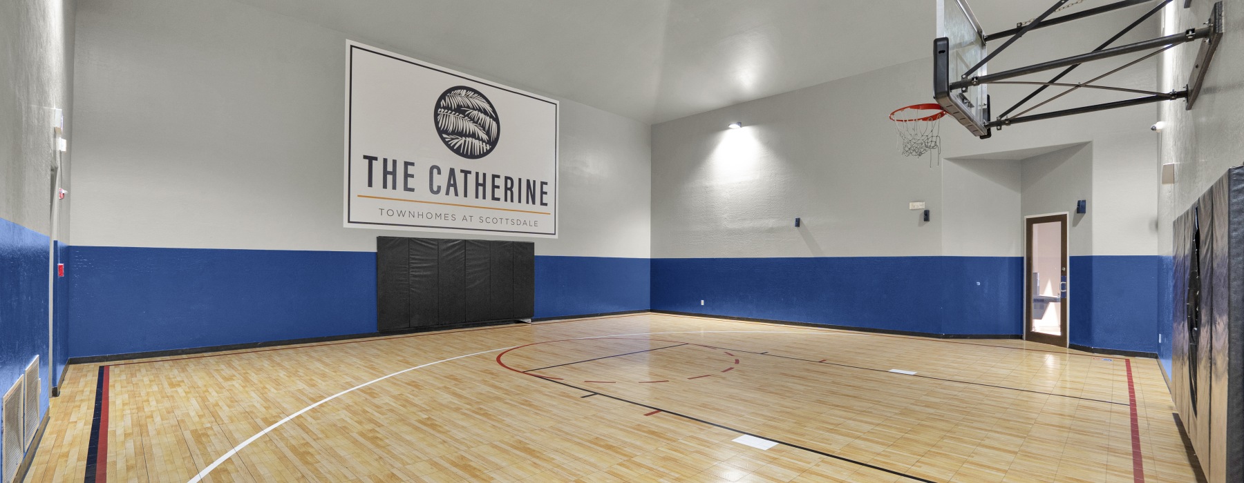 indoor basketball court